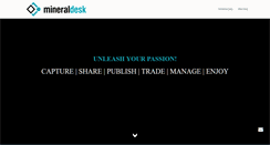 Desktop Screenshot of mineraldesk.com