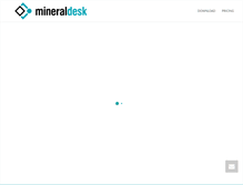 Tablet Screenshot of mineraldesk.com